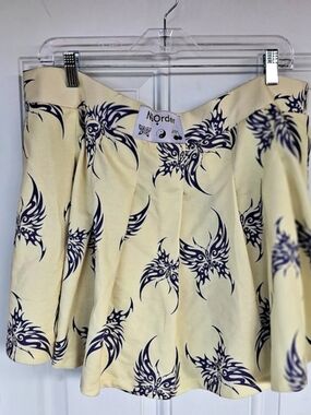 New Girl Order Abstract Print Mini Skirt Size 20 NWT